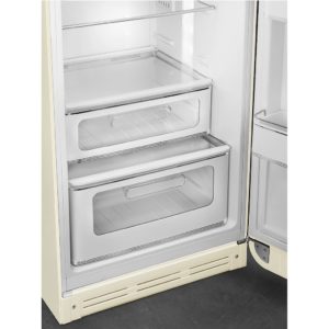 Smeg FAB30RCR5UK 60cm 50s Style Right Hand Hinge Freezer over Fridge, Cream - Image 5