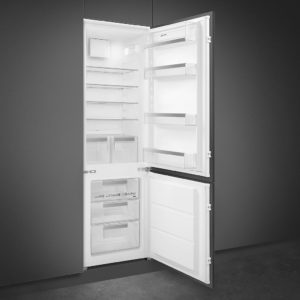 Smeg UKC81721E 60cm Integrated In Column 70-30 Fridge Freezer - Image 2