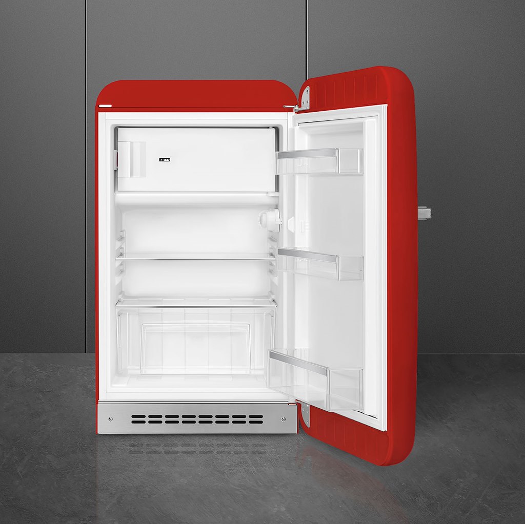 Smeg FAB10RRD5 55cm Fridge with Icebox Right Hand Hinge, Red - Image 8
