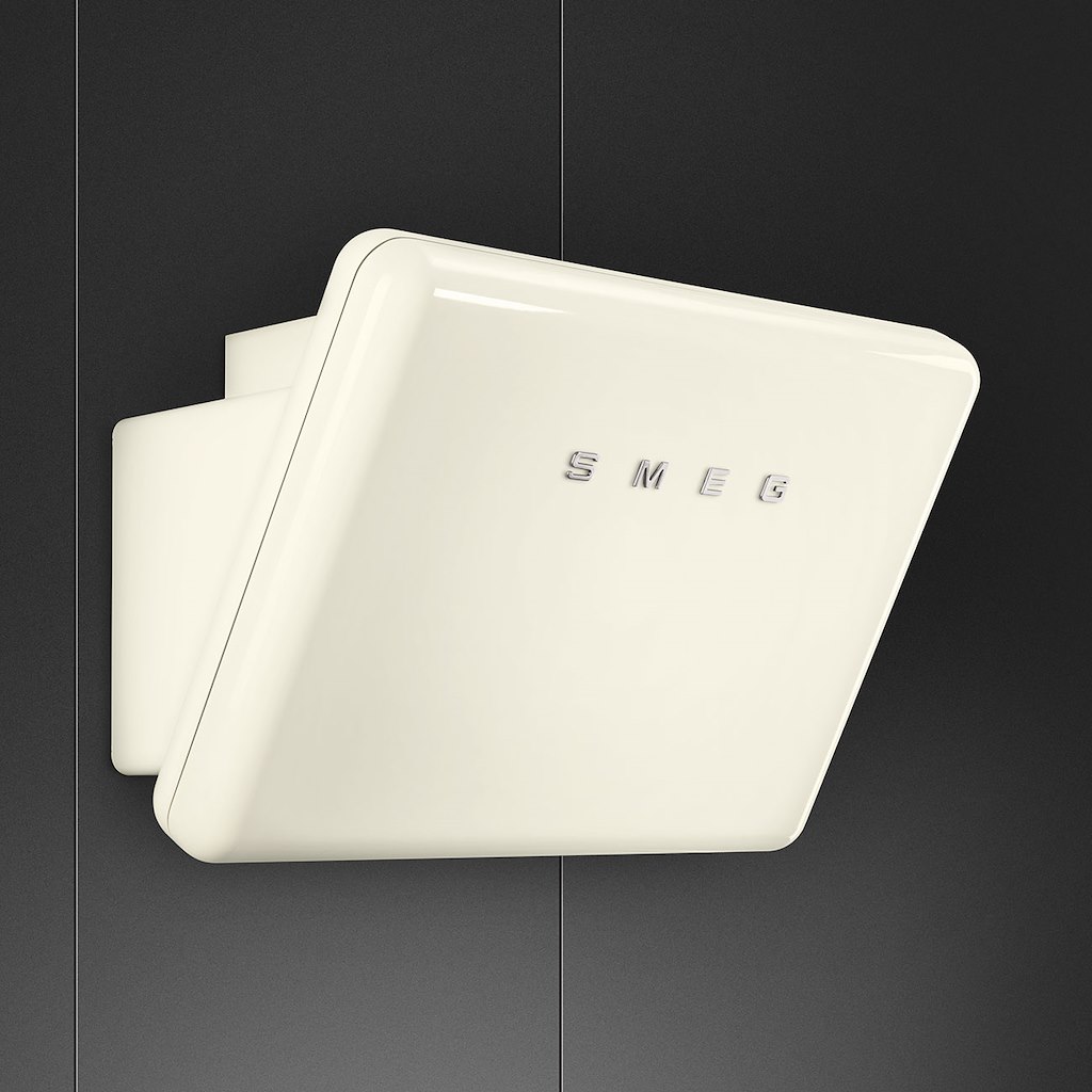 Smeg KFAB75CR 75cm 50s Style Retro Angled Hood, Cream - Image 4