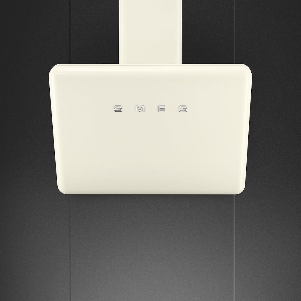 Smeg KFAB75CR 75cm 50s Style Retro Angled Hood, Cream - Image 7