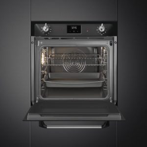 Smeg SOP6900TN 60cm Victoria Pyrolytic Single Oven, Black - Image 3