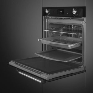 Smeg SOP6900TN 60cm Victoria Pyrolytic Single Oven, Black - Image 4