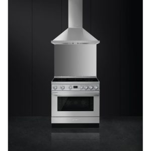 Smeg CPF9IPX 90cm Portofino Electric Range Cooker, Stainless Steel - Image 2