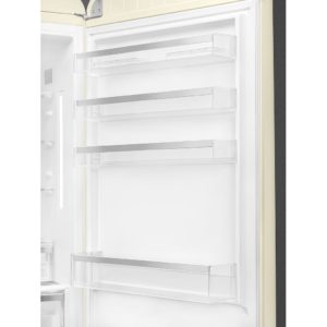 Smeg FAB38RCR5 70cm 50s Style Right Hand Hinge Fridge Freezer, Cream - Image 8