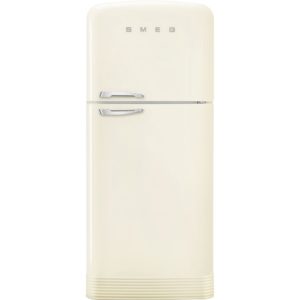 Smeg FAB50RCR5 80.4cm 50s Style Right Hand Hinge Fridge Freezer, Cream