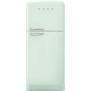 Smeg FAB50RPG5 80.4cm 50s Style Right Hand Hinge Fridge Freezer, Pastel Green