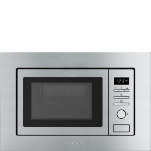 Smeg FMI020X 20 Litre Built-In Microwave with Grill in Stainless Steel