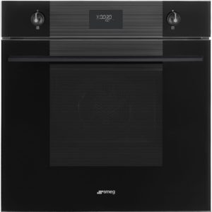 Smeg SFP6101TB3 60cm Linea Pyrolytic Single Oven, Black