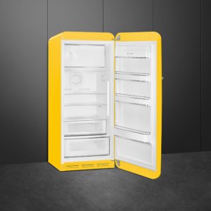 Smeg FAB28RYW5UK Tall Fridge with Ice Box - Yellow - Image 8