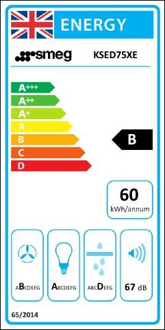 Smeg KSED75XE 70cm Chimney Hood, Stainless Steel - Image 2