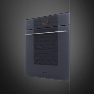 Smeg SOP6104TPG 60cm Linea Pyrolytic Single Oven, Neptune Grey - Image 2