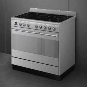 Smeg SUK92CMX9 90cm Concert Electric Range Cooker, Stainless Steel - Image 3