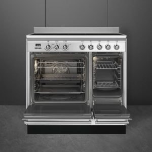 Smeg SUK92CMX9 90cm Concert Electric Range Cooker, Stainless Steel - Image 4