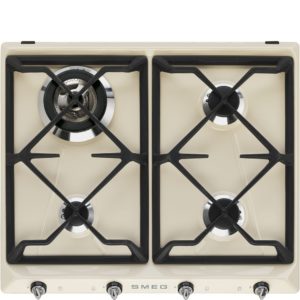 Smeg SR964PGH 60cm Victoria Gas Hob, Cream