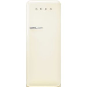 Smeg FAB28RCR5UK 60cm 50s Style Right Hand Hinge Fridge with Icebox, Cream