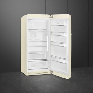 Smeg FAB28RCR5UK 60cm 50s Style Right Hand Hinge Fridge with Icebox, Cream - Image 2