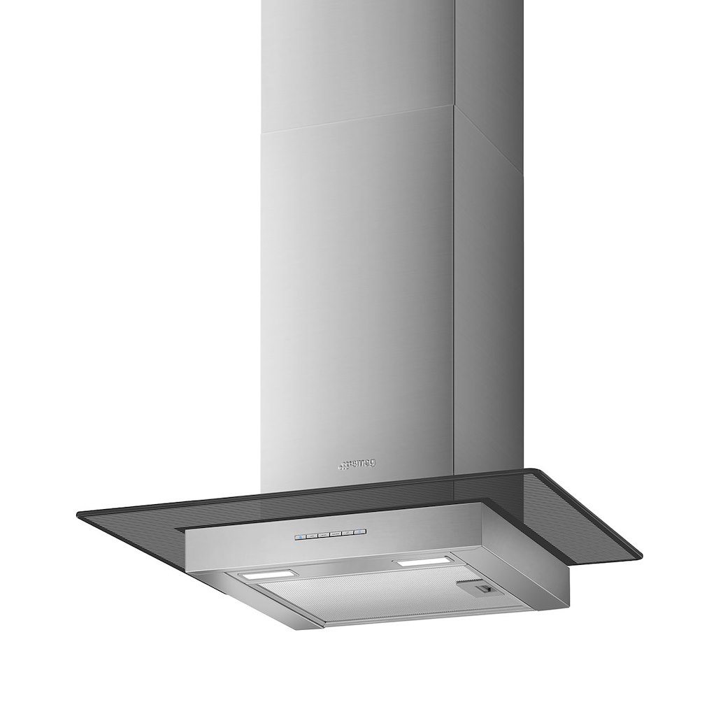 Smeg KBT600VE 60cm Chimney Hood, Stainless Steel & Glass - Image 3