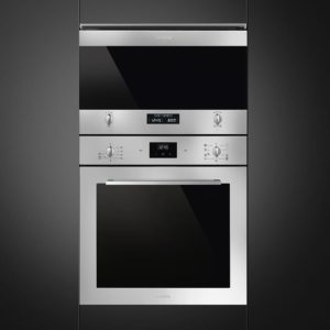 Smeg MP322X1 Classic 22 Litre Built In Microwave with Grill in Stainless Steel - Image 4