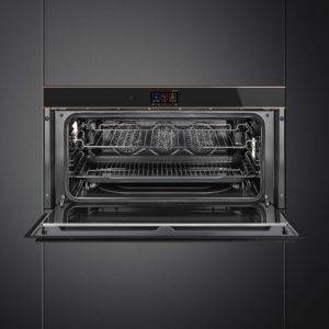 Smeg SFPR9604TNR 90cm Dolce Stil Novo Pyrolytic Single Oven Copper Trim - Image 3