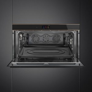 Smeg SFPR9604TNR 90cm Dolce Stil Novo Pyrolytic Single Oven Copper Trim - Image 4