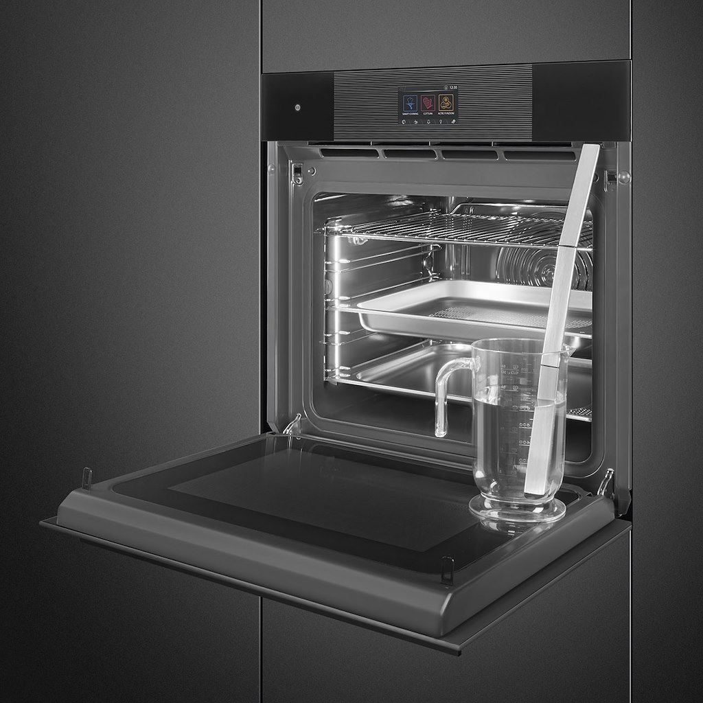 Smeg SO6104APB3 60cm Linea Omnichef Single Oven, Black - Image 3