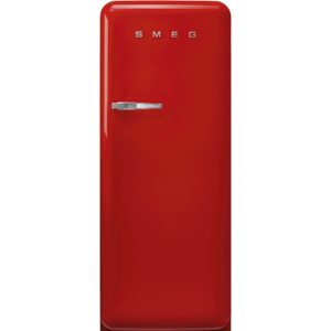 Smeg FAB28RRD5UK 60cm 50s Style Right Hand Hinge Fridge with Icebox, Red