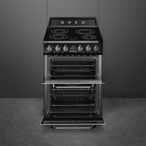 Smeg TR62IBL2 60cm Victoria Electric Cooker, Black - Image 2