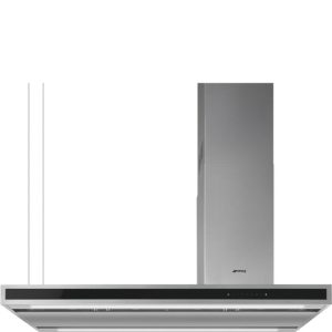 Smeg KLTI12L4X 120cm Alta Island Hood in Stainless Steel Auto Vent 2.0