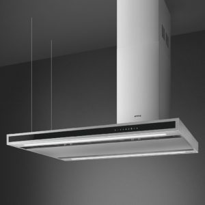 Smeg KLTI12L4X 120cm Alta Island Hood in Stainless Steel Auto Vent 2.0 - Image 2