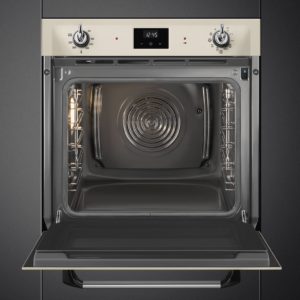 Smeg SOP6900TP 60cm Victoria Pyrolytic Single Oven, Cream - Image 4