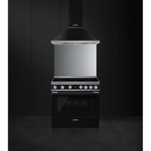 Smeg CPF9IPBL 90cm Portofino Electric Range Cooker, Black - Image 2