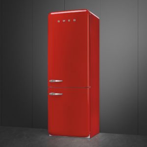 Smeg FAB38RRD5 70cm 50s Style Right Hand Hinge Fridge Freezer, Red - Image 4