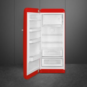 Smeg FAB28LRD5UK 60cm 50s Style Left Hand Hinge Fridge with Icebox, Red - Image 2