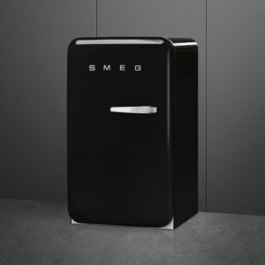 Smeg FAB10LBL5 55cm Fridge with Icebox Left Hand Hinge, Black - Image 4