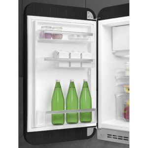 Smeg FAB10LBL5 55cm Fridge with Icebox Left Hand Hinge, Black - Image 8