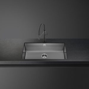 Smeg VSTR71DKX Sink, Black - Image 4