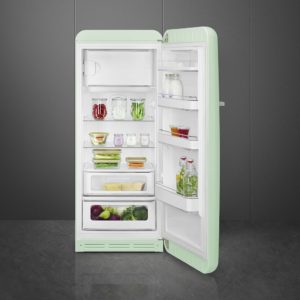 Smeg FAB28RPG5UK Retro Tall Fridge with Ice Box - Pastel Green - Image 7