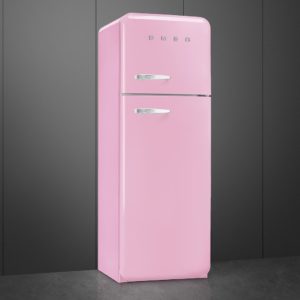 Smeg FAB30RPK5 60cm 50s Style Right Hand Hinge Freezer over Fridge, Pink - Image 3