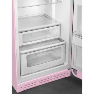 Smeg FAB30RPK5 60cm 50s Style Right Hand Hinge Freezer over Fridge, Pink - Image 8