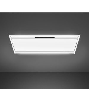 Smeg KLT9L4WH 90cm Ceiling Hood in White with Auto Vent 2.0