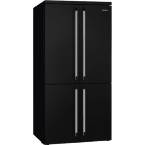 Smeg FQ960BL5 90cm Victoria Four Door Fridge Freezer, Black