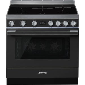 Smeg CPF9IPAN 90cm Portofino Electric Range Cooker, Anthracite