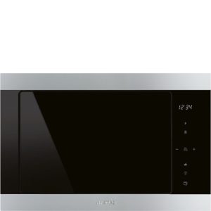 Smeg FMI325X Classic 25 Litre Built In Microwave with Grill in Stainless Steel