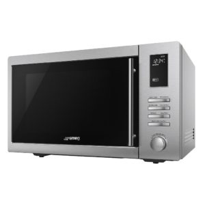 Smeg MOE34CXIUK 34 Litre Freestanding Combination Microwave in Stainless Steel - Image 2