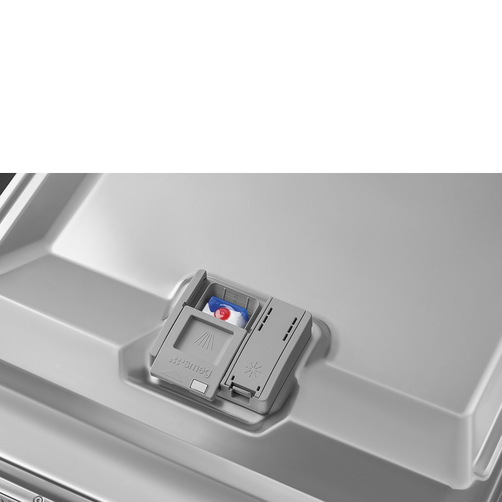 Smeg DIFABCR 60cm 50s Style Built-In Dishwasher, Cream - Image 6