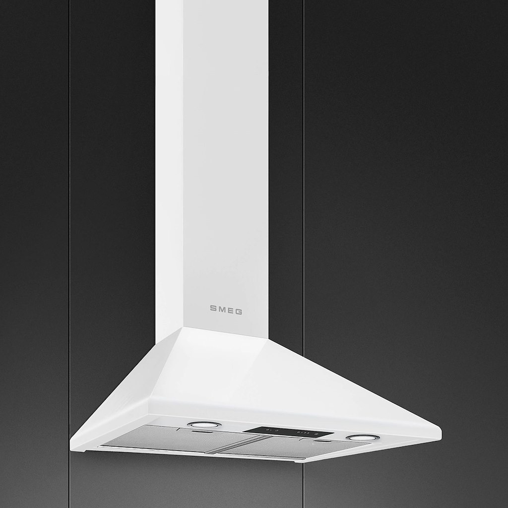 Smeg KSED65BE 60cm Chimney Hood, White - Image 2