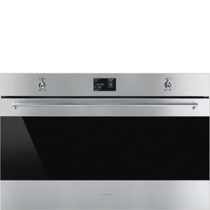 Smeg SFP9395X1 90cm Classic Pyrolytic Single Oven, Stainless Steel