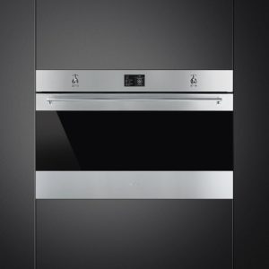 Smeg SFP9395X1 90cm Classic Pyrolytic Single Oven, Stainless Steel - Image 2