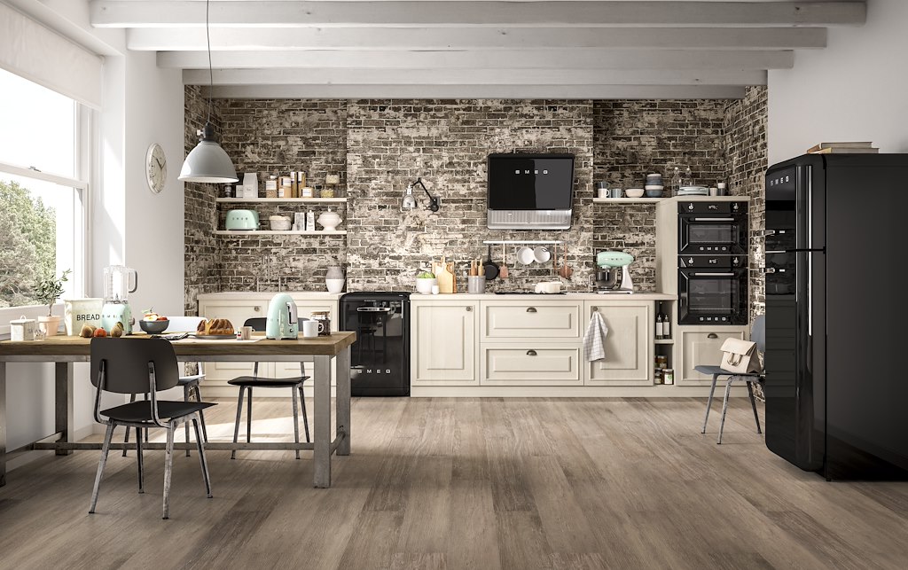 Smeg KFAB75BL 75cm 50s Style Retro Angled Hood, Black - Image 6